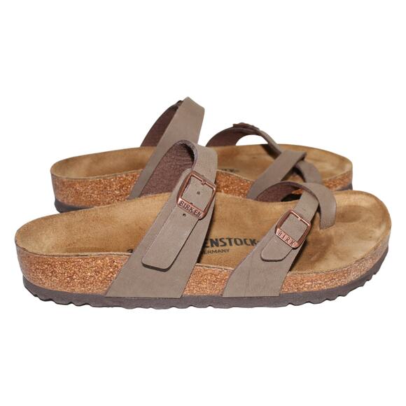 Birkenstock Mayari Birko-Flor Sandal Mocca 39 Regular Wide Width - Picture 3 of 7
